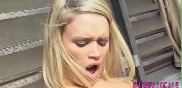  Young Heather Starlet riding big dick before facial